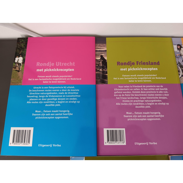 Set van 7 boeken – Rondje Nederland met picknickrecepten