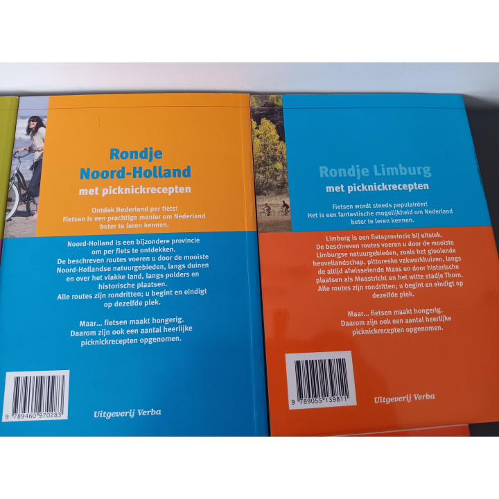 Set van 7 boeken – Rondje Nederland met picknickrecepten