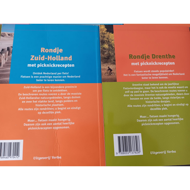 Set van 7 boeken – Rondje Nederland met picknickrecepten