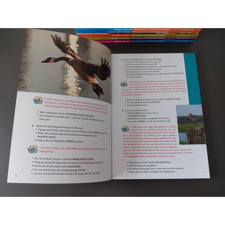 Set van 7 boeken – Rondje Nederland met picknickrecepten