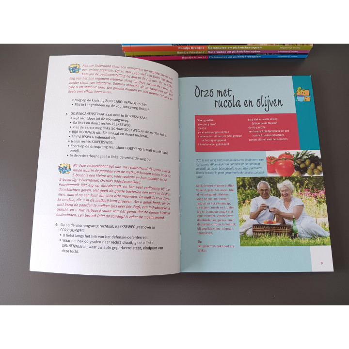 Set van 7 boeken – Rondje Nederland met picknickrecepten