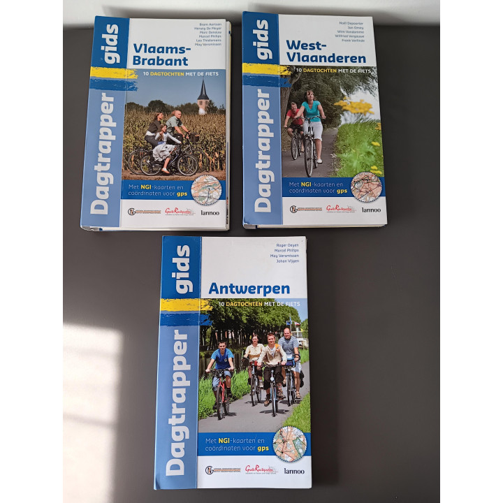 Dagtrapper fietsgidsen set 3 stuks