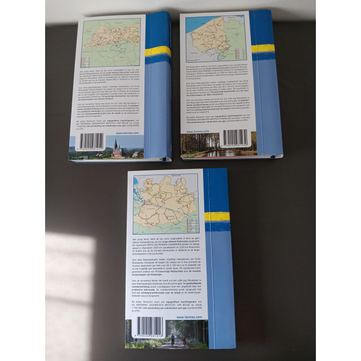 Dagtrapper fietsgidsen set 3 stuks
