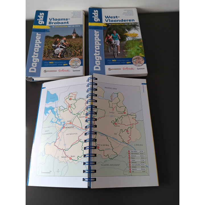 Dagtrapper fietsgidsen set 3 stuks