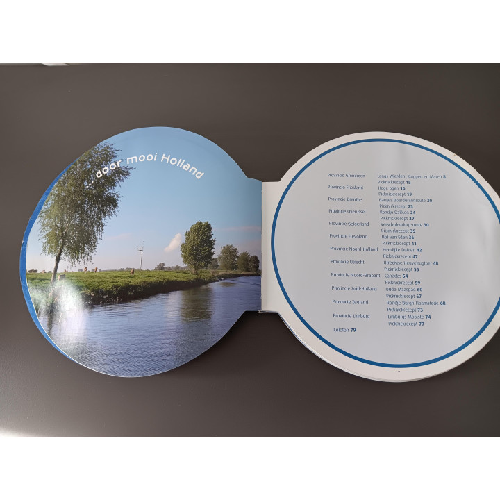 Rondje Holland fietsboek met fietsroutes en picknickrecepten