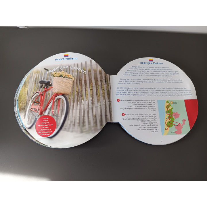 Rondje Holland fietsboek met fietsroutes en picknickrecepten