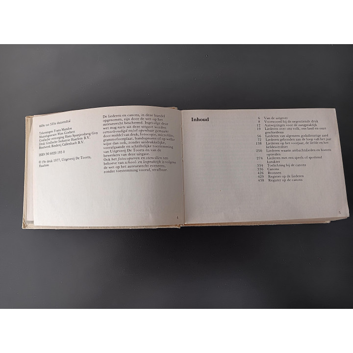 Nederlands Volkslied - bundel met Nederlandse volksliederen