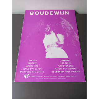 Boudewijn de Groot – Muziekboek met bladmuziek (jaren ’60/’70)
