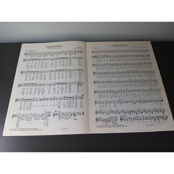 Boudewijn de Groot – Muziekboek met bladmuziek (jaren ’60/’70)