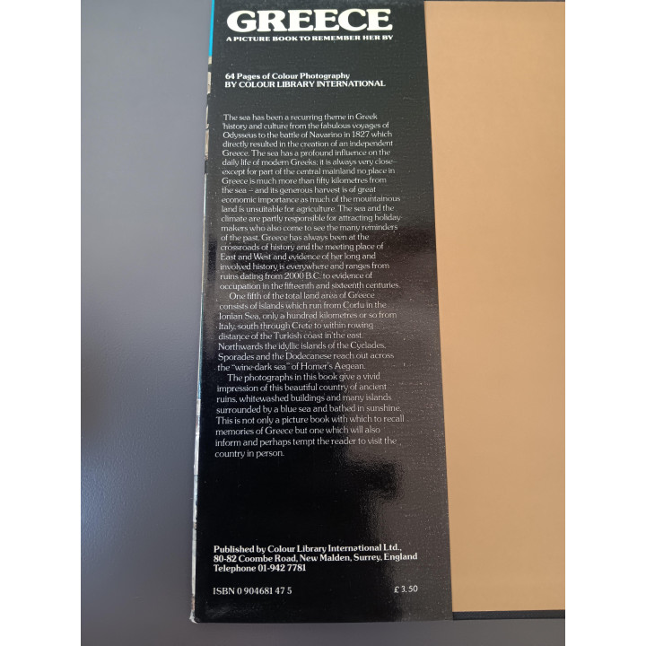 Greece - A Picture Book to Remember Her By (Hardcover)