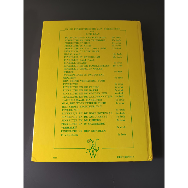 Pinkeltje en het verdwenen kindercircus - Dick Laan (6e druk, 1977)