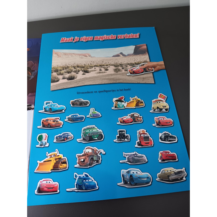 Disney Cars - Verhaalboek met Uitvouwdecor & Electro-Stickers (Compleet)
