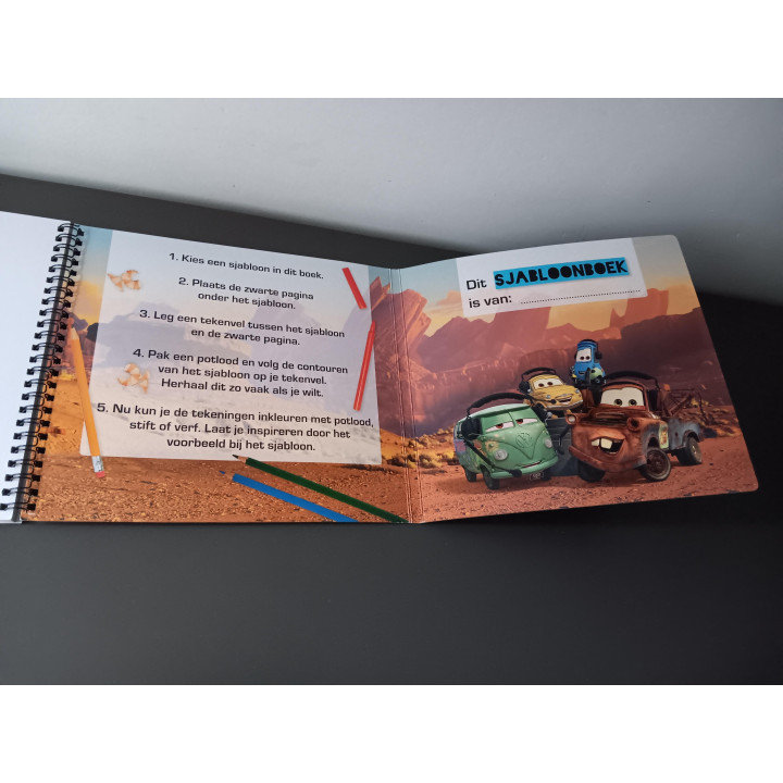 Disney Pixar Cars - Sjabloonboek (Teken- & Kleurboek)