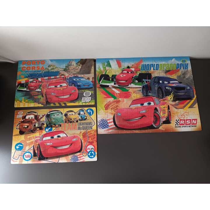 Disney Cars - 3 Puzzels + Memory Spel (Clementoni)