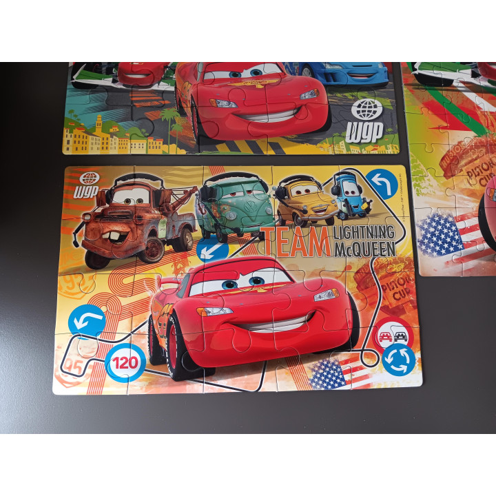 Disney Cars - 3 Puzzels + Memory Spel (Clementoni)