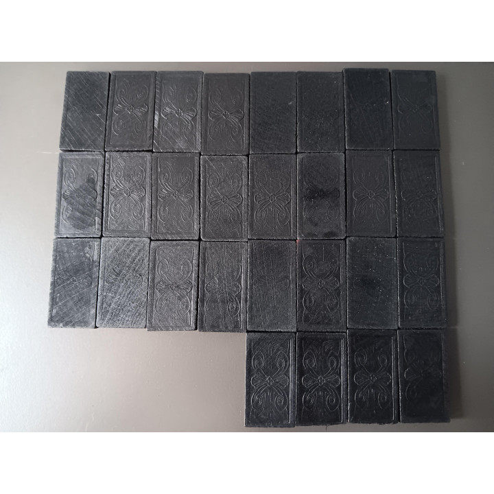 Houten Domino - Set in Schuifkistje (Vintage, compleet)