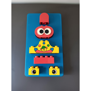 Duplo Clown Bouwset met Blauwe Grondplaat - Compleet