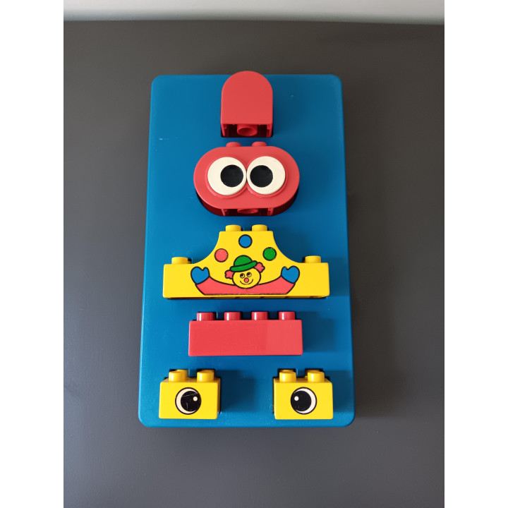 Duplo Clown Bouwset met Blauwe Grondplaat - Compleet