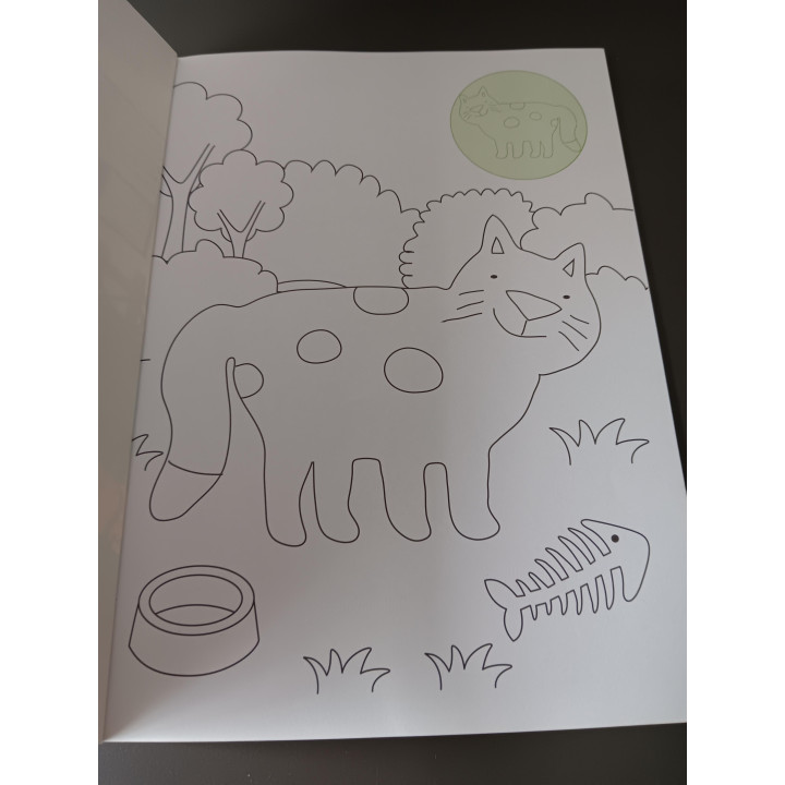 Hema Kleurboek met Stickers - Dieren (3–5 jaar)