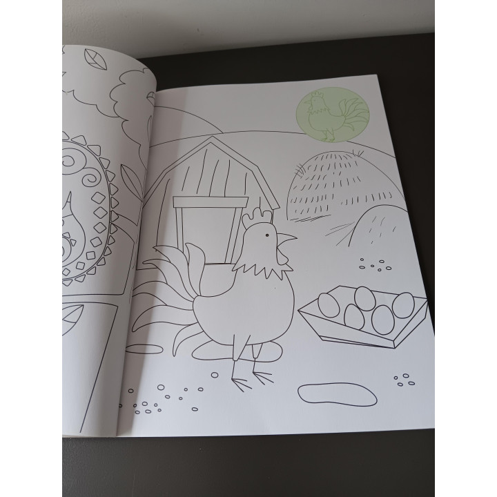 Hema Kleurboek met Stickers - Dieren (3–5 jaar)