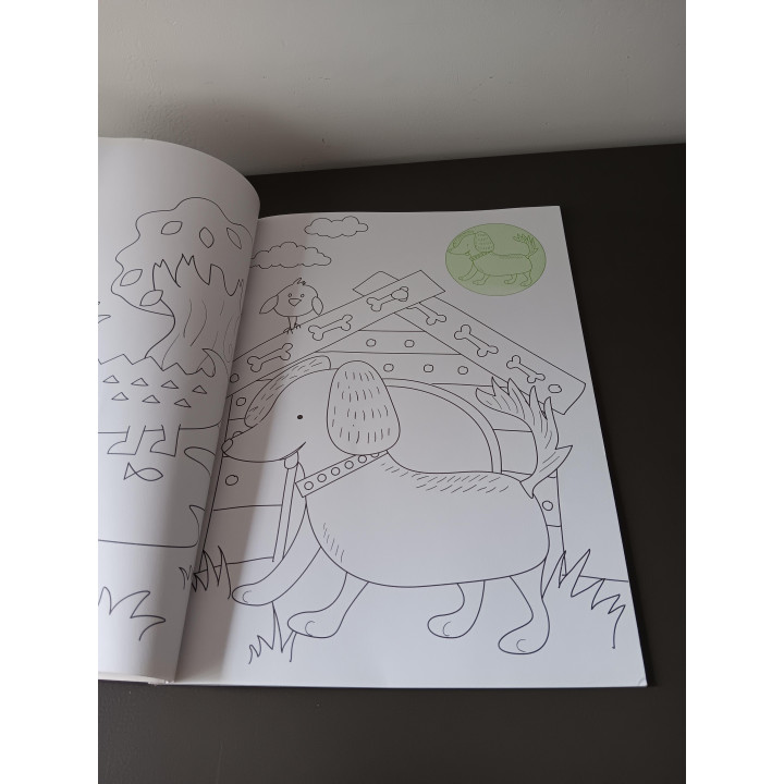 Hema Kleurboek met Stickers - Dieren (3–5 jaar)