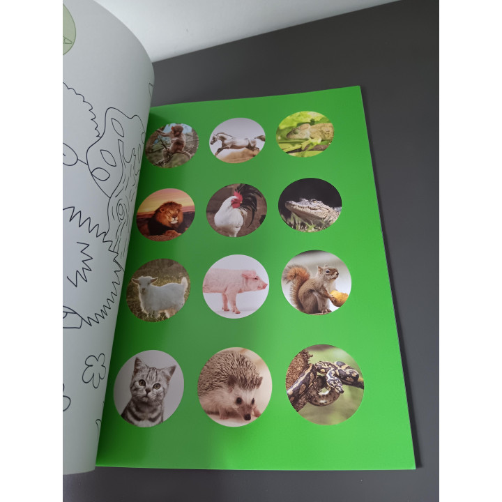 Hema Kleurboek met Stickers - Dieren (3–5 jaar)
