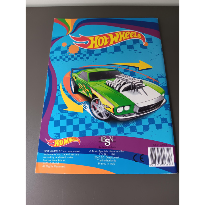 Hot Wheels Kleurboek - Grote Auto-Illustraties