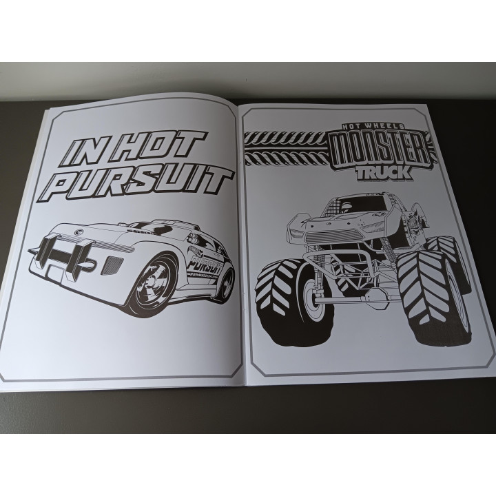 Hot Wheels Kleurboek - Grote Auto-Illustraties