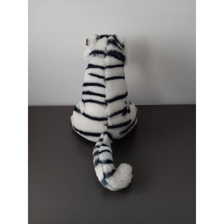 Knuffel Witte Tijger - Zittend model (±20 cm)