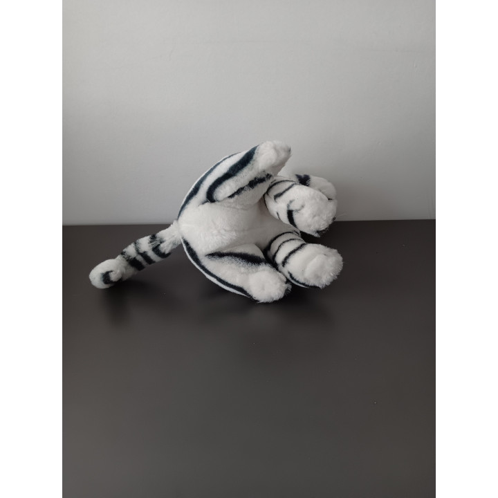 Knuffel Witte Tijger - Zittend model (±20 cm)