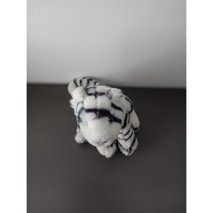 Knuffel Witte Tijger - Zittend model (±20 cm)