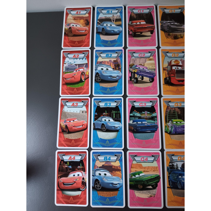 Disney Cars Kwartetspel - Compleet