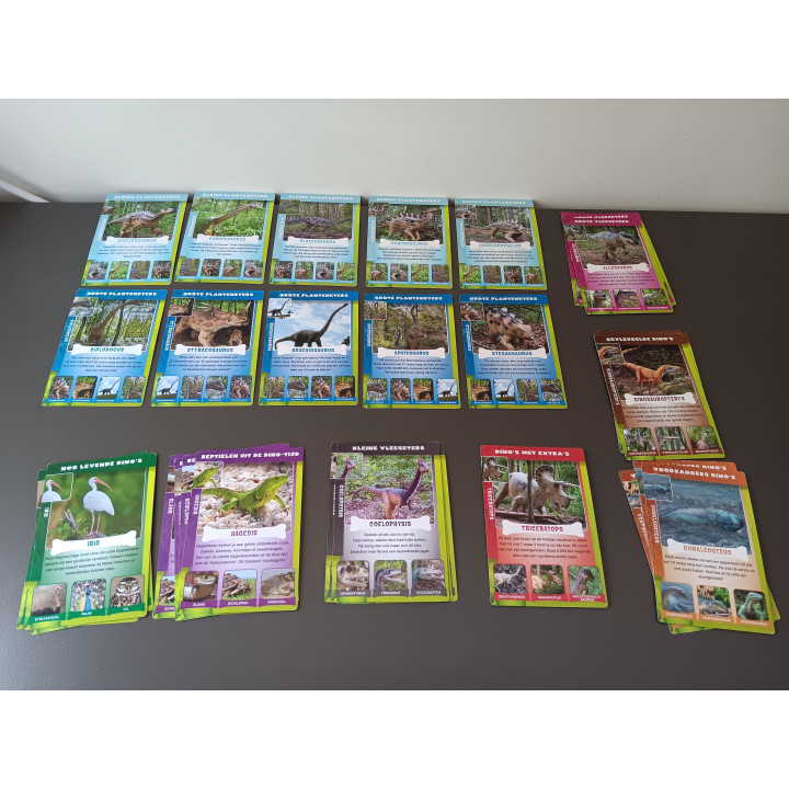Dino Weetjes Kwartet - Extra Grote Kaarten - Compleet