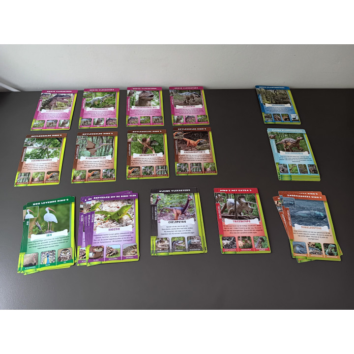 Dino Weetjes Kwartet - Extra Grote Kaarten - Compleet