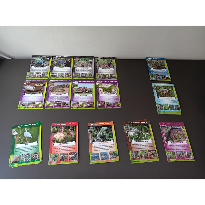 Dino Weetjes Kwartet - Extra Grote Kaarten - Compleet