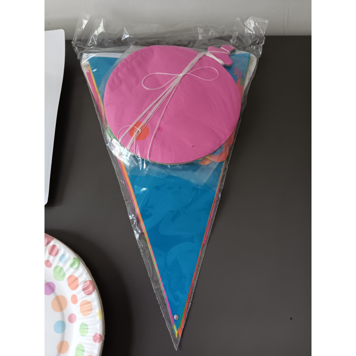 Verjaardag Set - Bordjes, Servetten, Ballonnen, Slingers & Kaarsjes