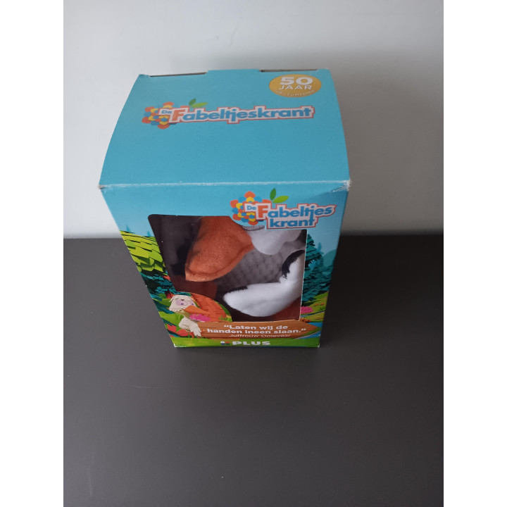 De Fabeltjeskrant - Juffrouw Ooievaar Knuffel (PLUS Editie, Nieuw in Doos)