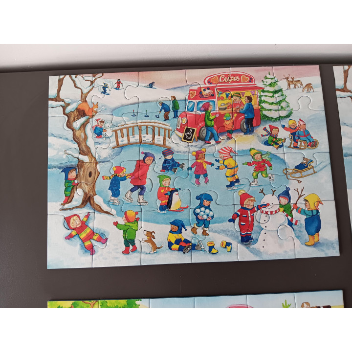 Ravensburger Puzzel - 2x24 Stukjes - Winter & Zomer