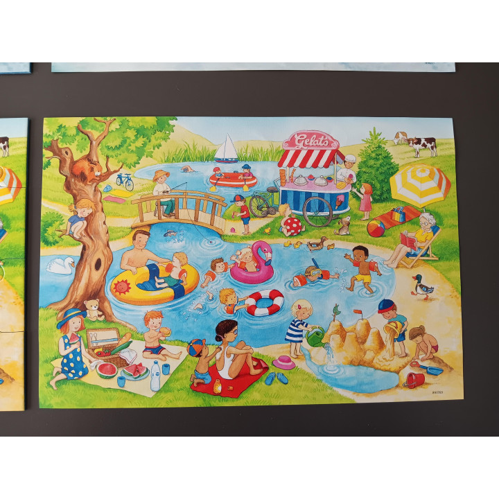 Ravensburger Puzzel - 2x24 Stukjes - Winter & Zomer