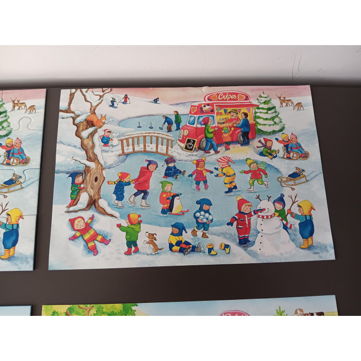 Ravensburger Puzzel - 2x24 Stukjes - Winter & Zomer