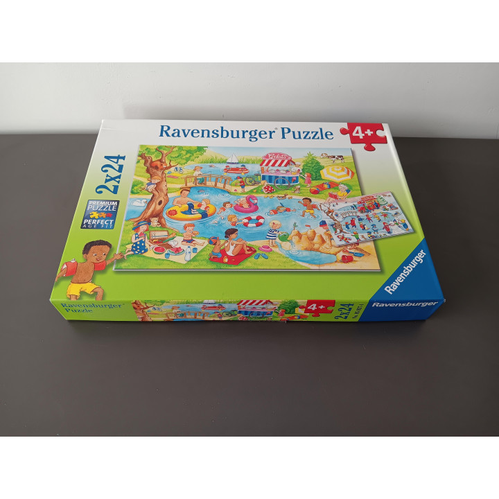 Ravensburger Puzzel - 2x24 Stukjes - Winter & Zomer