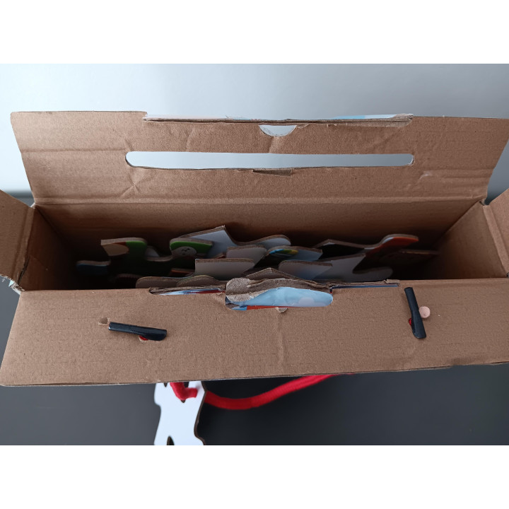 Grafix Kinderpuzzel - Boerderij - 25 Stukjes - Met Draagtasdoos