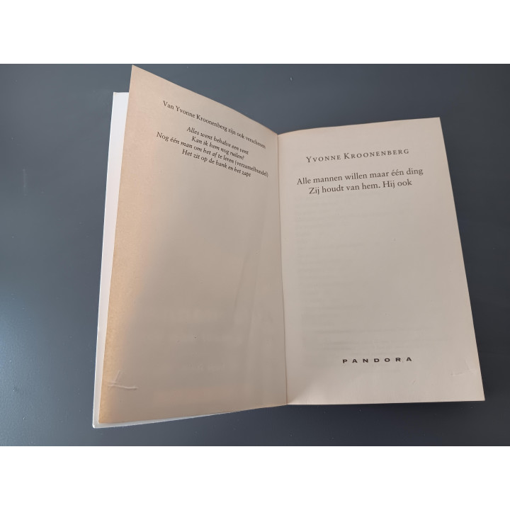 Alle mannen willen maar één ding - Yvonne Kroonenberg