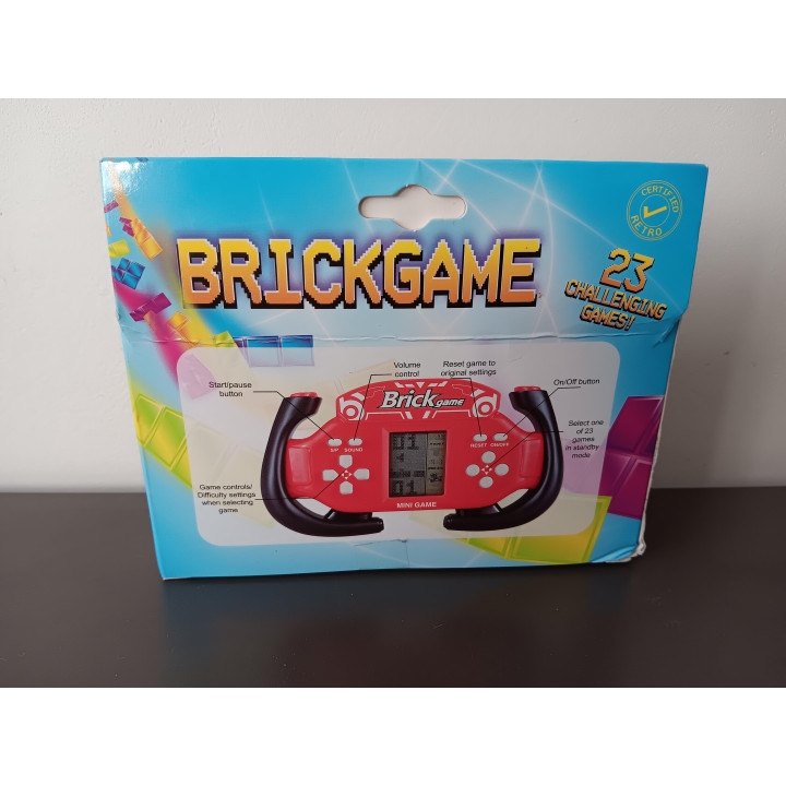 Brickgame - Retro Mini Gameconsole (23 Spelletjes) - Rood